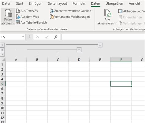 Excel Spalten einklappen Gruppieren verschafft Überblick