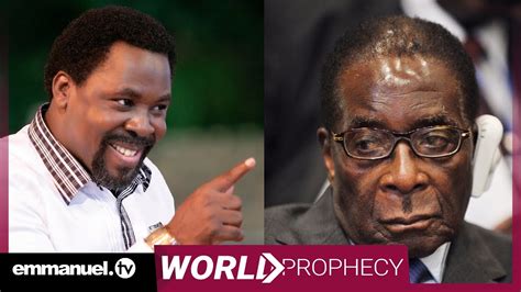 Joshua is a famous prophet of our days. TB JOSHUA PROPHECY ON ZIMBABWE MILITARY COUP! - Emmanuel TV