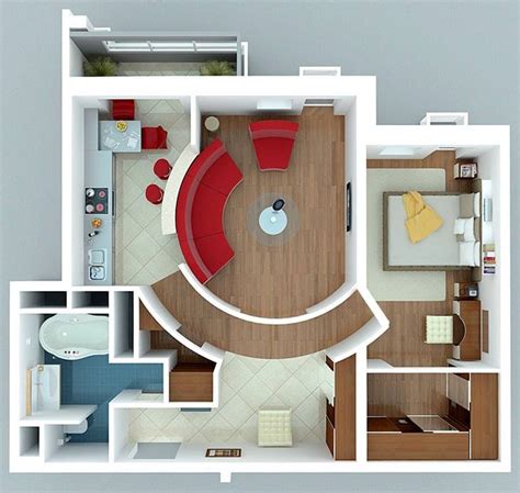 Perfect for real estate and home design. 30 Best One bedroom house plans. Check Here | HPD Consult