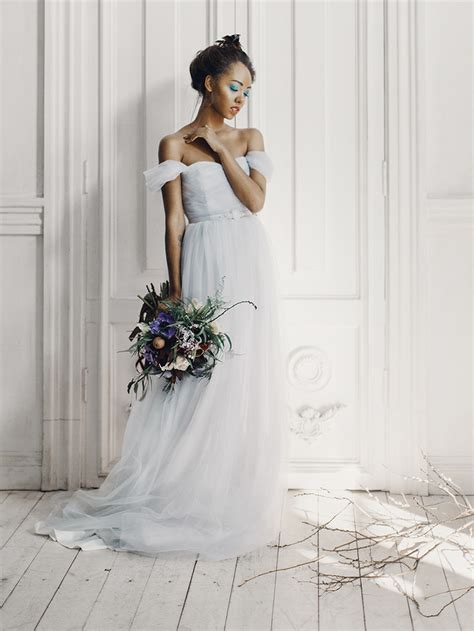 Romantic Light Blue Wedding Dress For A Whimsical Bridal