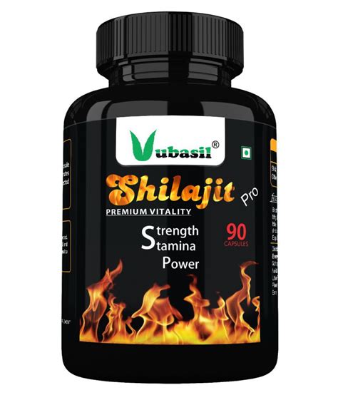 Buy Vubasil Shilajit PRO 90 Capsules Sexual Stamina