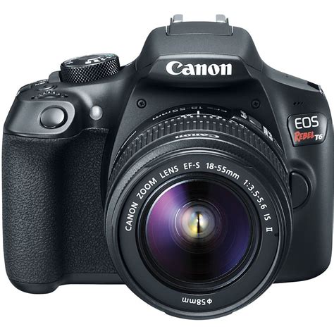 Canon Eos Rebel T6 Dslr Camera With 18 55mm Lens 1159c003
