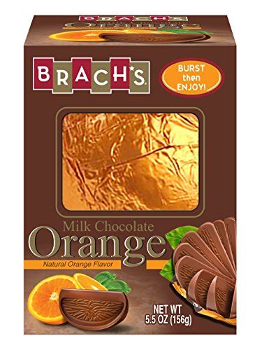 Brachs Candy Premium Milk Chocolate Orange Ball 55 Ounces Pricepulse
