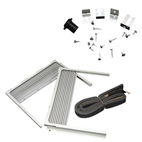 Product title 2pcs window slide kit plate + 5.9 diamter window adaptor for portable air conditioner average rating: LG Electronics 3127A20074B Air Conditioner Window Side ...