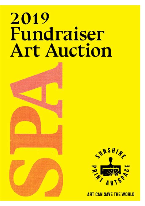 Sunshine Print Artspace Annual Art Auction Fundraiser Sunshine