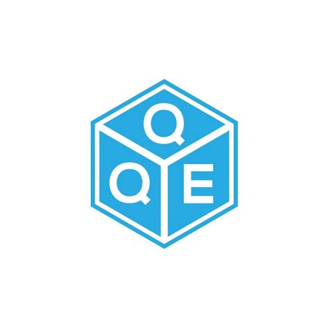 Qqe Letter Logo Design On Black Background Qqe Creative Initials