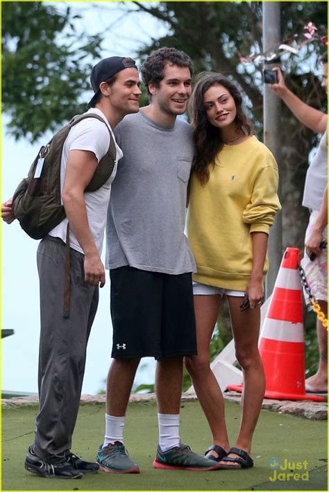 Paul Wesley And Phoebe Tonkin Couple Up While Touring Rio Paul Wesley