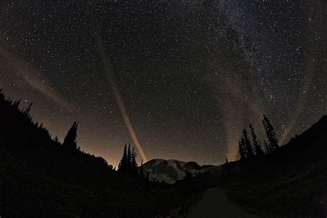 Night Sky At Mount Rainier Flickr Photo Sharing
