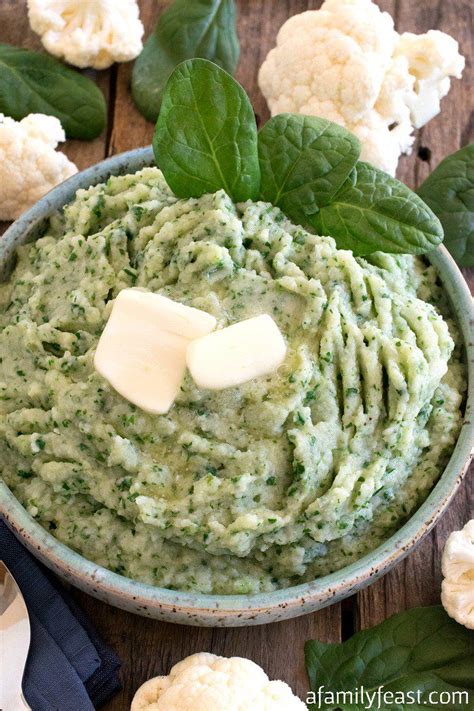 This Mashed Cauliflower And Spinach Is A Quick And Easy Way To Eat Your