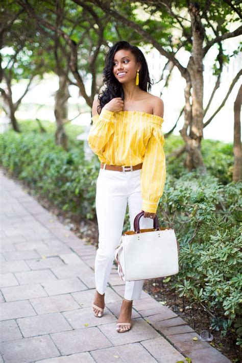 Rochelle Fletcher Off The Shoulder Miami Fashion Blogger Pretty