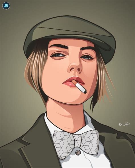 Vector Art Of Girl Cigarette Artofit