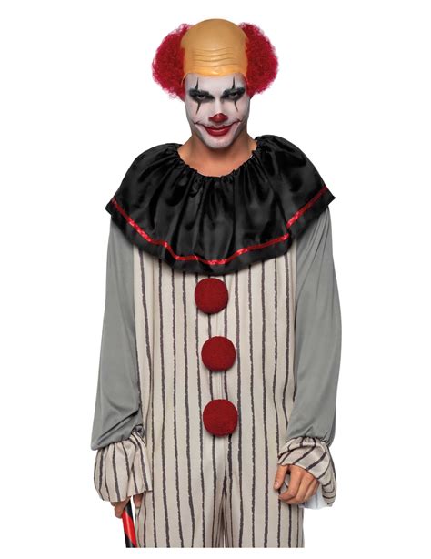Stoppt die killer clowns in deutschland !!! Killer-Clown-Kostüm für Erwachsene mit Perücke grau ...