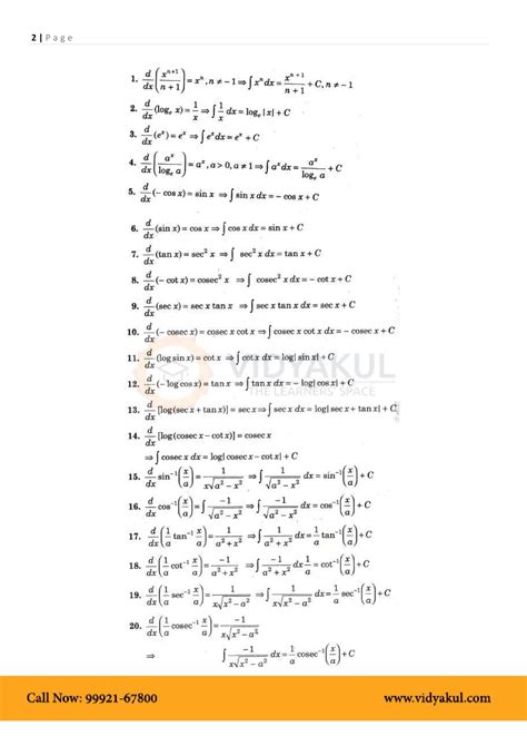 Physics Class 12 Formula Sheet Pdf In English Download