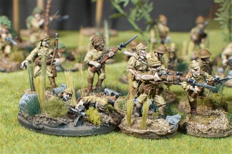 Bolt Action Wwii Imperial Japanese Jungle Fighters Painting Pile