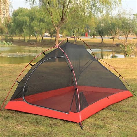 Double Layer Silicone Oil Coated Ultralight Tent Four Season Tent 1