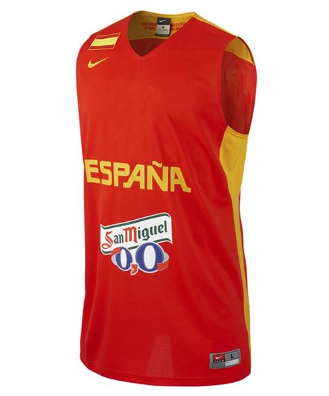 Camiseta Selección España Ricky Rubio 600rojoamarillo