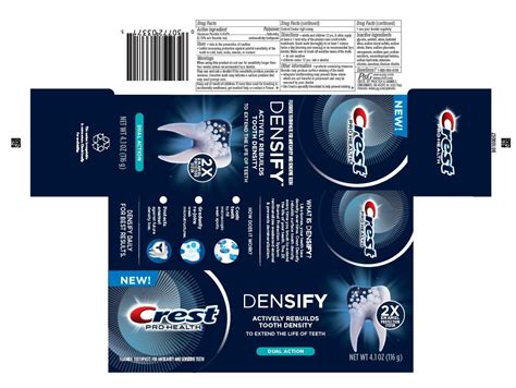 Crest Densify Dual Action Stannous Fluoride Paste Dentifrice