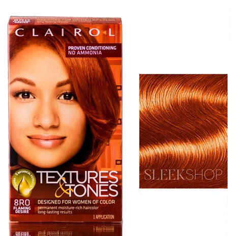 8ro Flaming Desire Clairol Textures And Tones Hair Color Designed