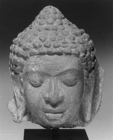Head Of A Buddha Thailand Mon Dvaravati Period The Metropolitan