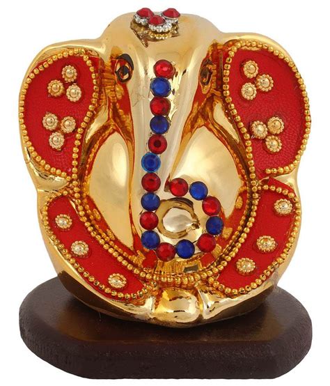 Dnh Handicraft Glossy Ceramic Ganesh Ji Idol 35 Inch Buy Dnh