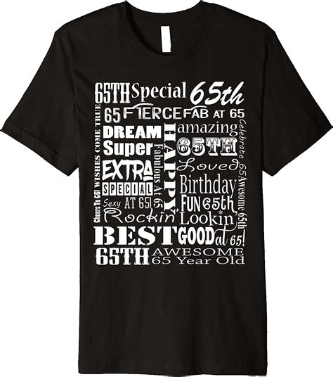 fun 65th birthday t shirts happy 65th birthday ts clothing shoes and jewelry