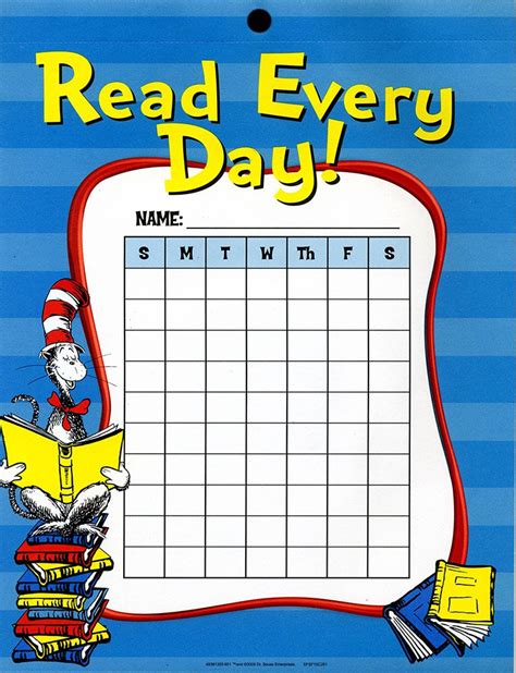 Cat In The Hat Reading Reward Charts Eu838135 Available At