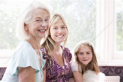 A Grandmother Mother And Daughter Stock Image F0038856 Science
