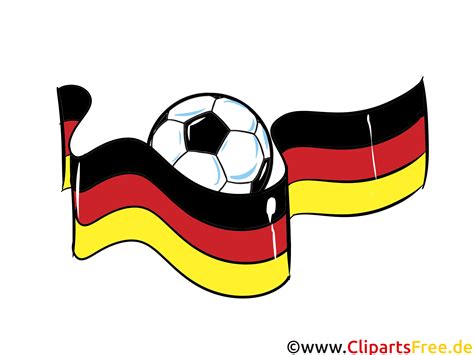 Es besteht ein ligasystem, an dessen spitze die 1963 gegründete bundesliga. Deutsche Fahne und Fussball - Clipart zu Meisterschaft