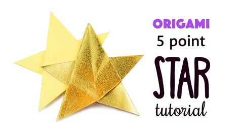 Easy Origami 5 Point Star Tutorial ⭐️ Diy ⭐️ Paper Kawaii Youtube