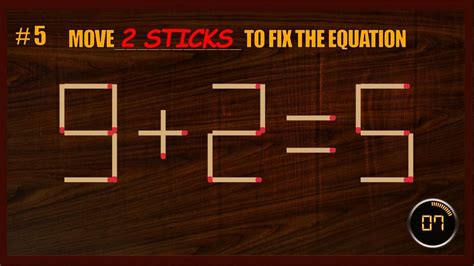 Matchstick Puzzle 238 Matchstick Logic Puzzles Matchstick Puzzles