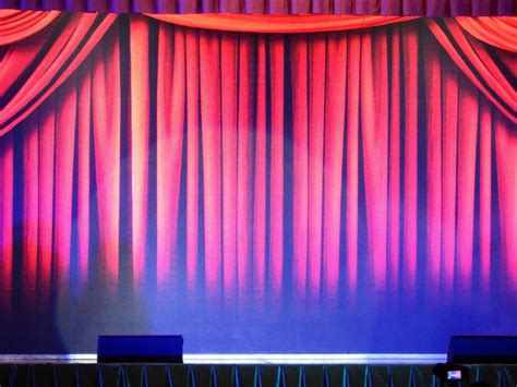 Red Stage Curtain Backdrop Free Stock Photo Public Domain Pictures