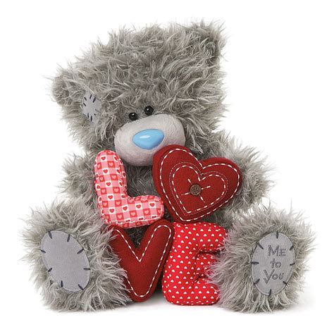 Om in de kleuren en er een mooi kunstwerk van te maken. 10" Padded Love Letters Me to You Bears (G01W4014) : Me to ...