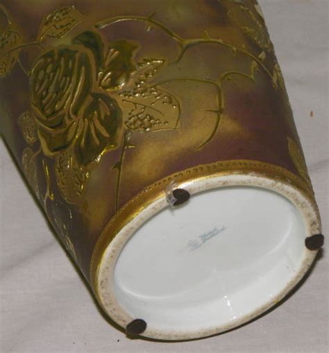 Bargain Johns Antiques Rare Antique Nippon 18 Inch High Vase