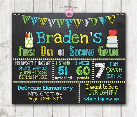 This Listing Is For A 1 Sided Digital Design File Chalkboard Back To