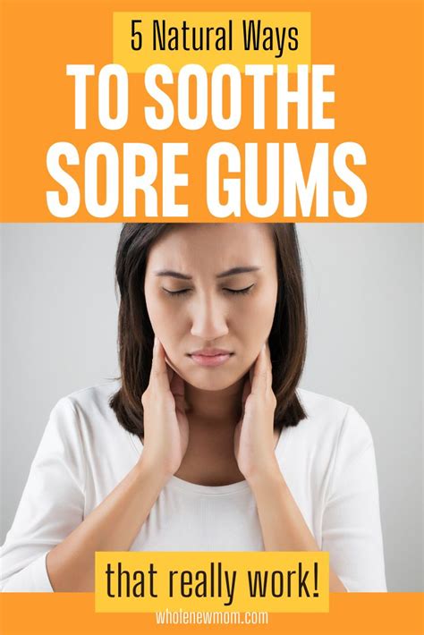 5 Natural Ways To Soothe Sore Gums That Really Work In 2020 Sore