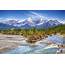 Canada Mountains Scenery Forests Rivers Kananaskis Mount Glasgow 