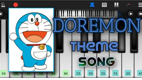 Doremon Theme Song Piano Tutorial By Abhay Mishra Youtube