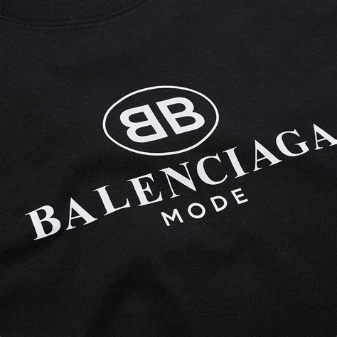 According to our data, the balenciaga logotype was designed for the fashion industry. Lyst - Balenciaga Mode Logo Tee in Black for Men