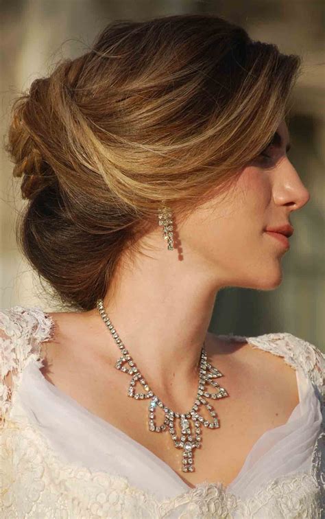 Reception Hairstyle For Short Hair Smukertenc