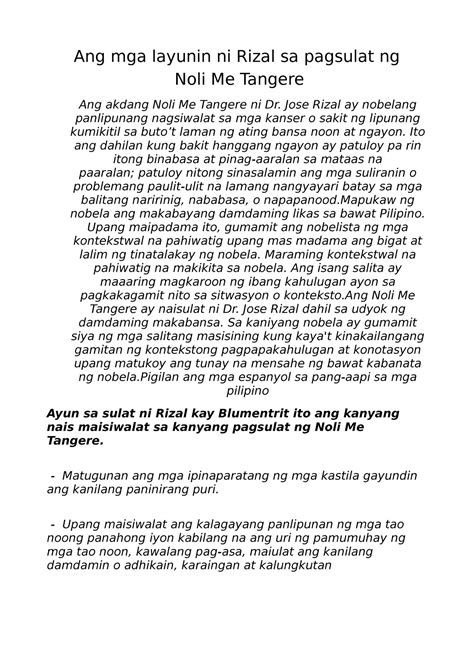 Ang Mga Layunin Ni Rizal Sa Pagsulat Ng Jose Rizal Ay Nobelang Panlipunang Nagsiwalat Sa Mga