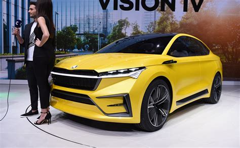 Skoda Vision Iv Un Concept De Suv Coupé électrique Pour Genève