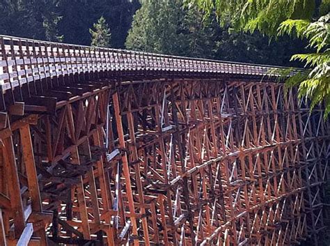 Historic Railway Trestle Reopened On Vancouver Island British