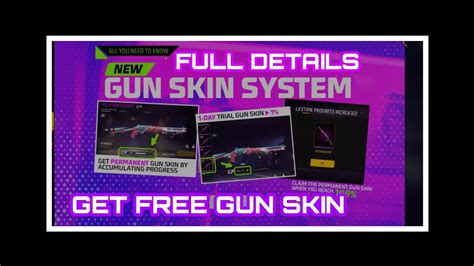 New Gun Skin System Get Free Permanent Gun Skin How To Use It Full