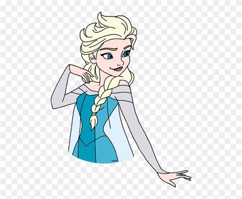 Animated Frozen Cliparts Princess Elsa Black And White Clipart Free