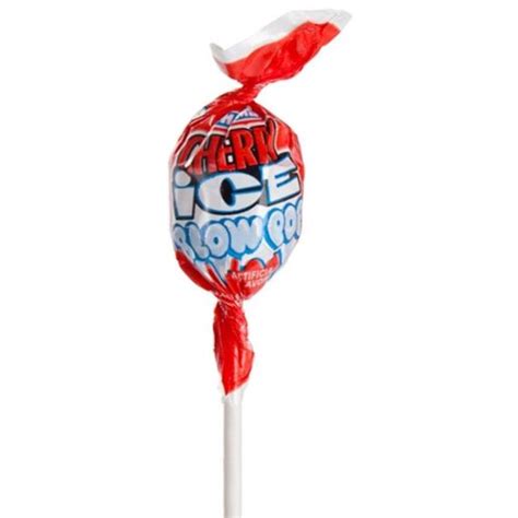 cherry ice blow pops 18 g the candy store