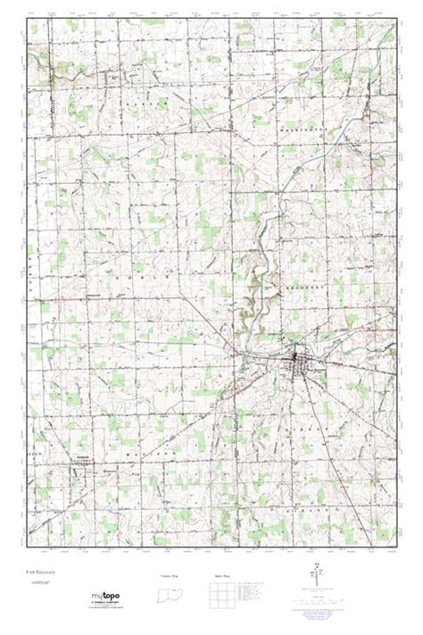 Mytopo Fort Recovery Ohio Usgs Quad Topo Map