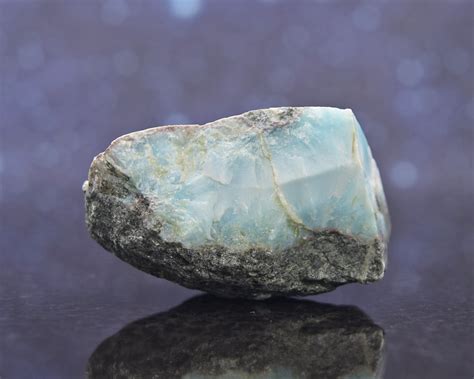 Semi Polished Raw Larimar From Dominican Republic The Gaian Crystals