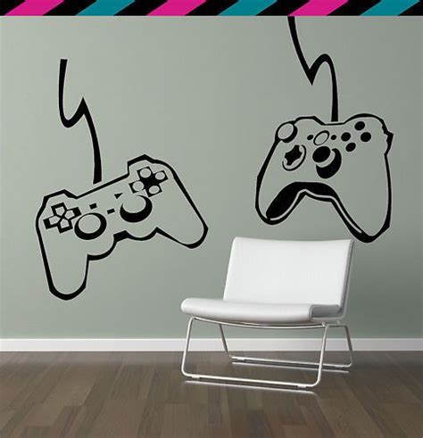 Ps3 Xbox 360 Video Game Controllers Wall Decal Home And Garden Home