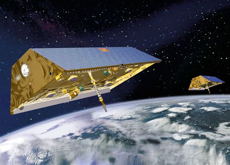 Gravity Recovery And Climate Experiment Grace Twin Satellites Po