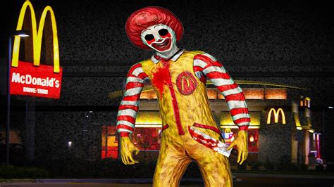Scary Ronald Mcdonald Is Trying To Kill Me Mc Donalds Horror Game